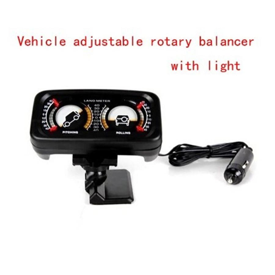 Car SUV Sedan Digital Inclinometer Level Tilt Gauge Slope Meter With Light