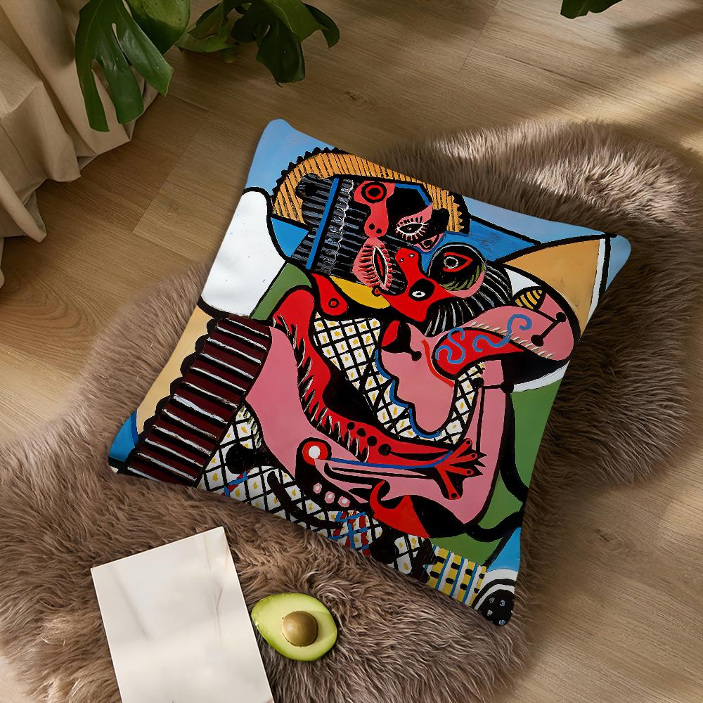 Art Pablo Picasso Cubism Abstract For Bedroom Car Coffee Shop Room Soft And Living Room Sofa Decorative Pillow Cover Case