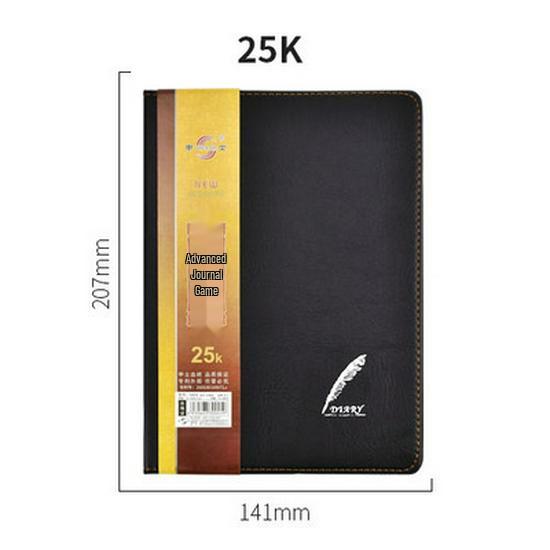 Shenshi 2805 Business Leather Notebook - A5/B5 Sizes with Soft Cover