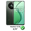 Härdat glas - Phonillico® - Realme 12 5G - 2-pack - Reptåligt - Skärmskydd