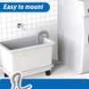 Universally Stainless Steel Drain Hose Guide Drain Pipe Bracket for Laundry Machines Secures Pipe Position Without Tool