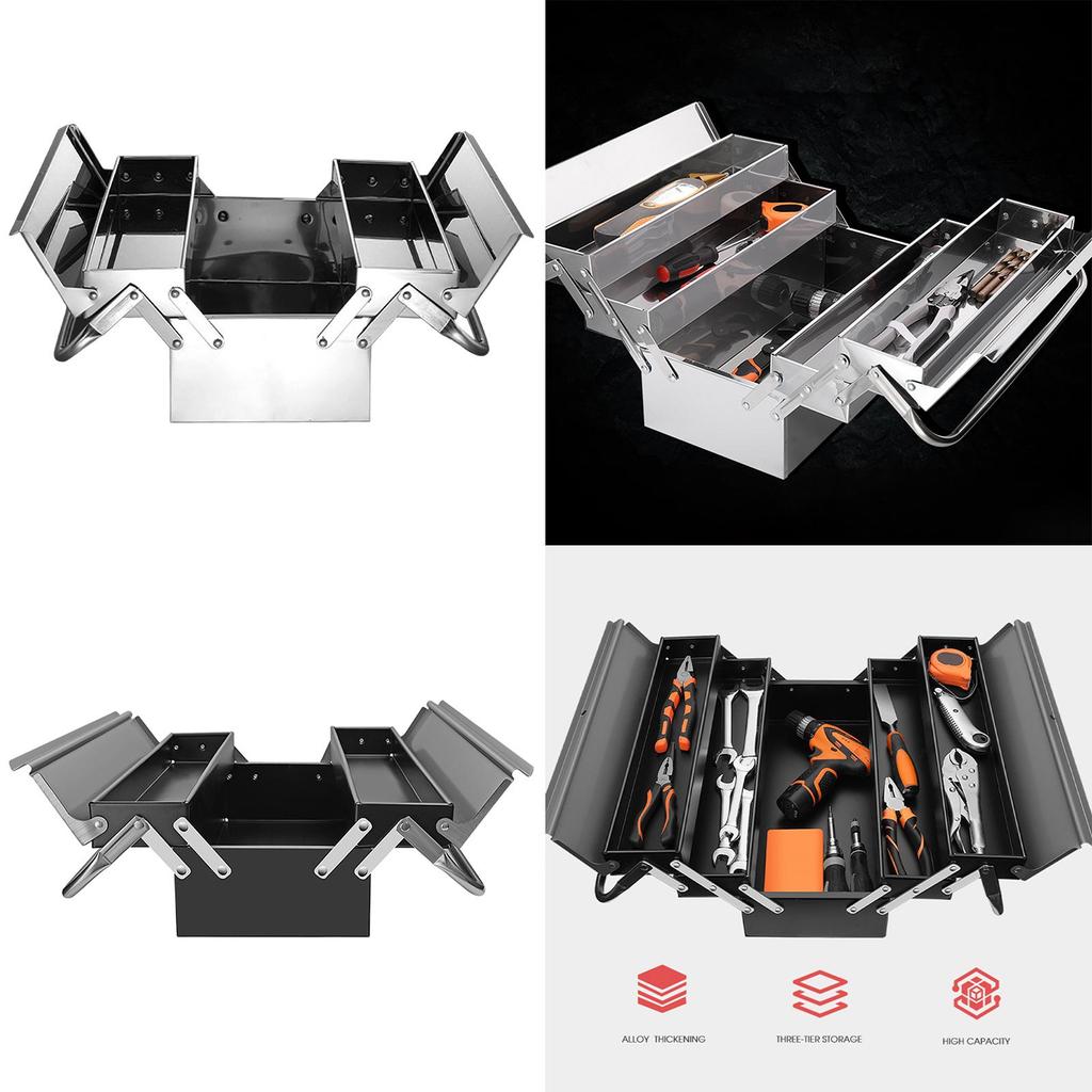 Multipurpose Tool Box Hardware Organizer Carry Case Strong and Durable Large Space Repair Tools
