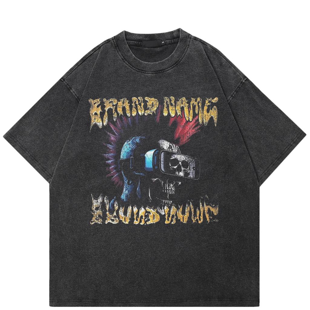 Streetwear Zabawny T-shirt z grafiką Bawełniany T-shirt Unisex Topy Koszulki Letnie Krótkie Rękawy T-shirt
