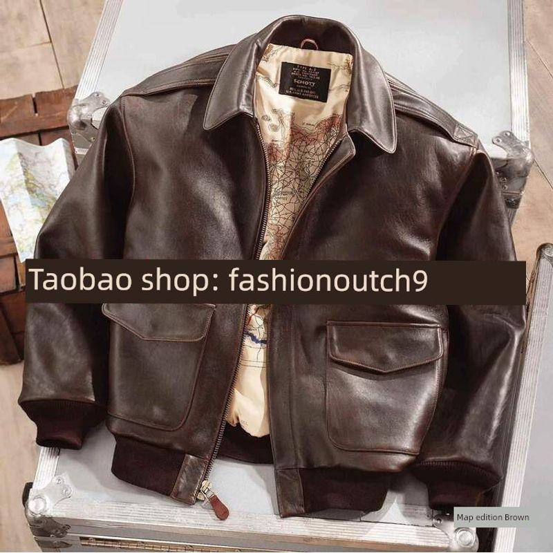 Retro Oversized One-piece Couple Leather Motorcycle Jacket