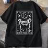 In My Feral Era Raccoon T Shirt Mystical Racoon Tshirt Tarot Card Print Tshirt Summer Cotton Short Sleeve Tee Shirt Unisex Clothes