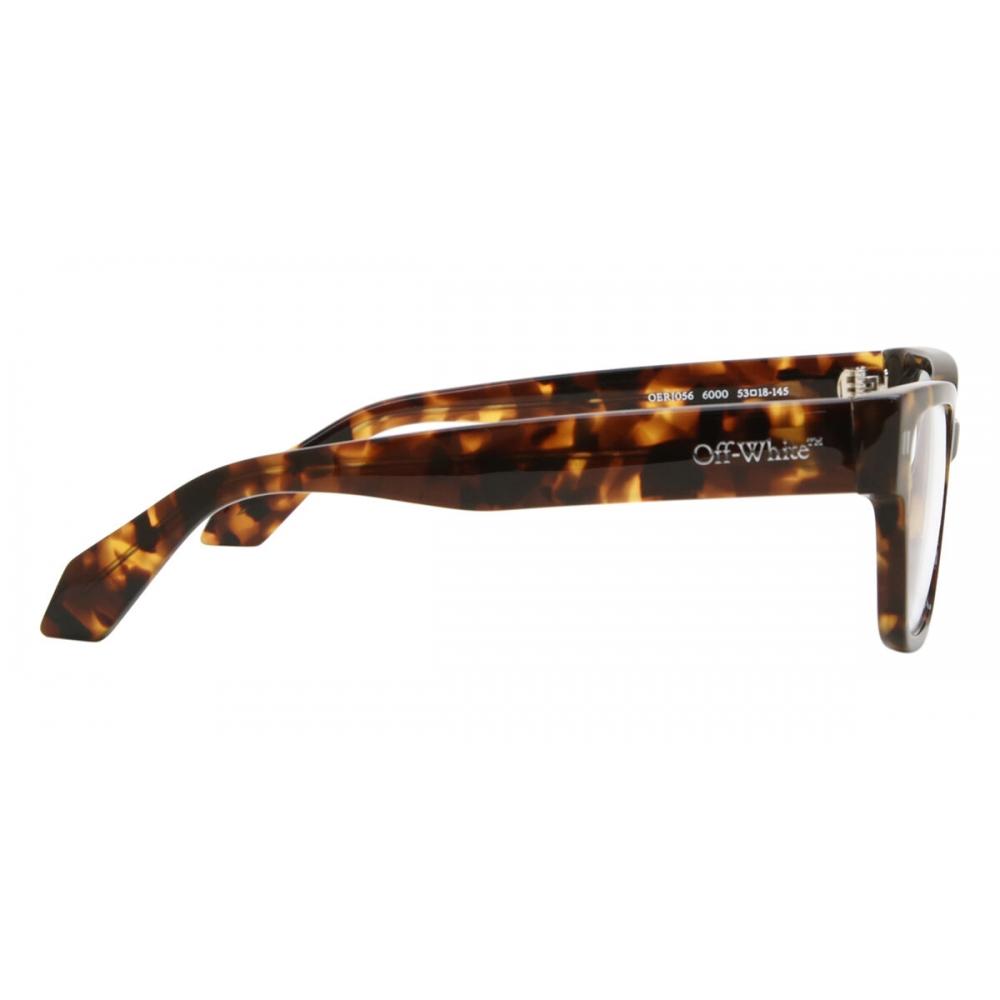 Off White Optical Style 56 Blue Light Block 6000 Unisex Eyeglasses