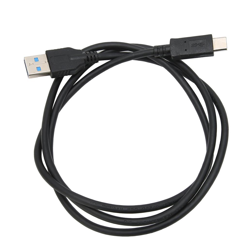 Charging Cable Black PVC 1 Meter Fast Speed TypeC USB3.1 to USB3.0 Charger Cord