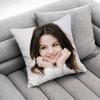 Federa Cuscino Decorativo Attore Cantante S-Selena Gomez Per 45*45Cm 40Cm 30Cm 50Cm 55Cm Quadrato Federa Cuscino Casa