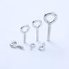 Galvanized Iron Eye Bolt Hook Ring, Hand-Tightened, Available In M3-M8 Sizes