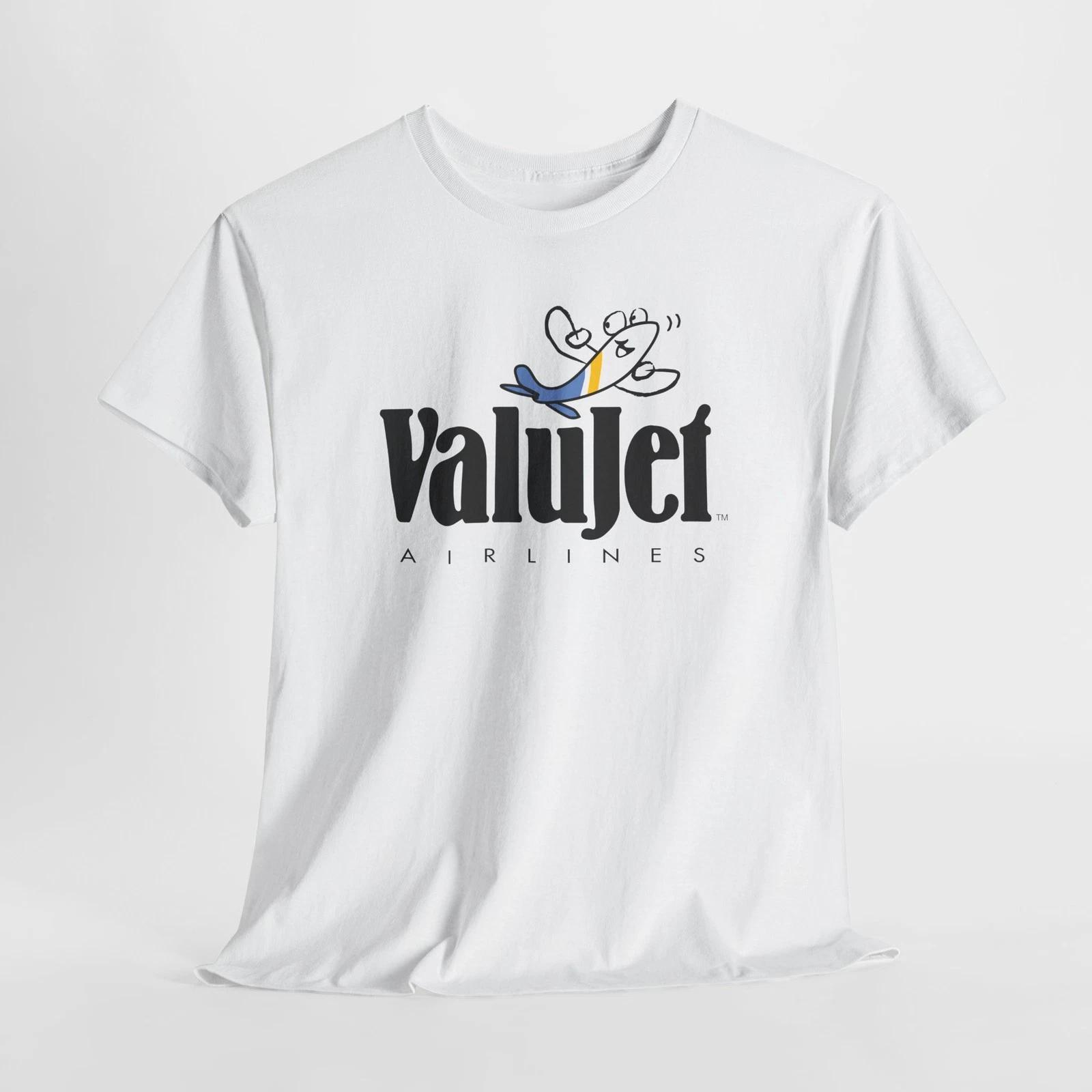 

Vintage ValuJet Cotton Tee, Casual Unisex T-Shirt, Retro Airline Merch, [...] 3XL
