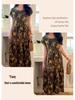 2026 Women's Lyocell Cotton Nightgown - Summer Short Sleeve, Outdoor & Homewear, New Chinese Style, Plus Size