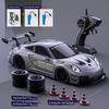2.4G 1:24 RC Drift Car LED Light 4WD Remote Control Racing Cars Vehicle Toy Electric Sports Car Model Boys Competition Race Game