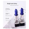 VIBELY Blue Siren Warm Sense Farbwechselnder Lippenstift, langanhaltend, wasserfest, warmer Lippenstift, blauer Perlmutt-Lippenstift