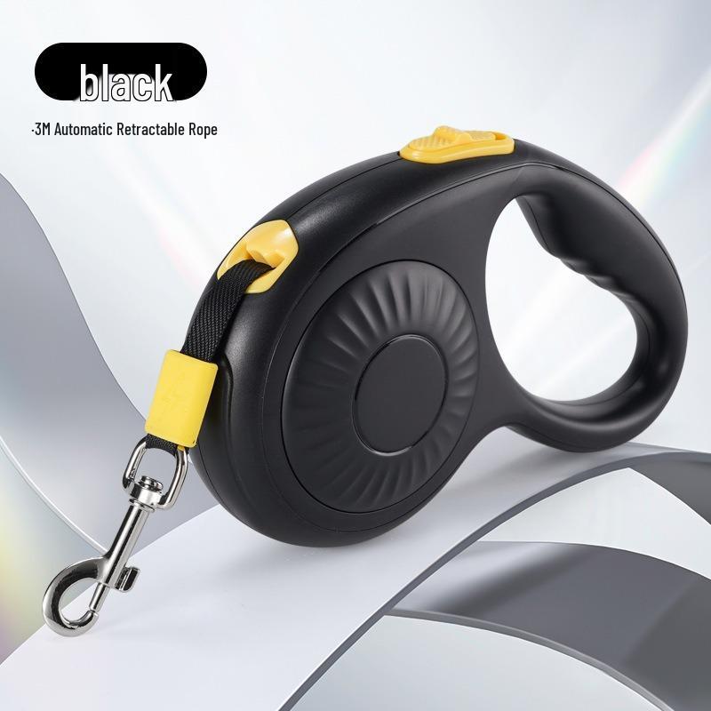 5M Retractable Anti-Pull Dog Leash with Light for Small to Medium Dogs
