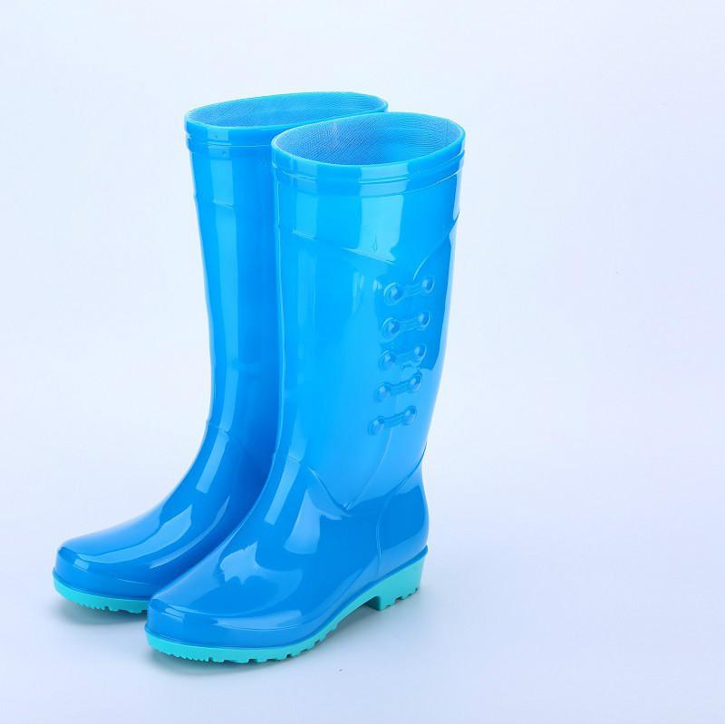 Fashion Miaoguan Women's Mid Calf Rain Boots Galoshes Rubber Water Booties Short Waterproof Garden Shoes Women Anti-slip Water Shoe 2024