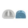 Heart Flower House Silicone Mould For Craft Candle Making And Decorative Art Projects