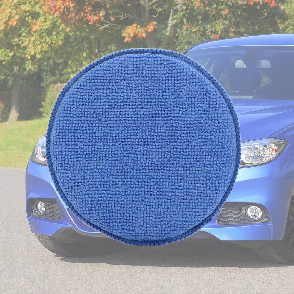 6pcs Double-sided Wax Applicator Pads Machine washable Ultra-Soft Cleaning Pads Rags Household Easy To Clean