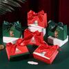 Set of 12 Christmas Holiday Gift Bags Paper Carriers for Christmas Party Favor Festival Christmas Paper Bags With Handle