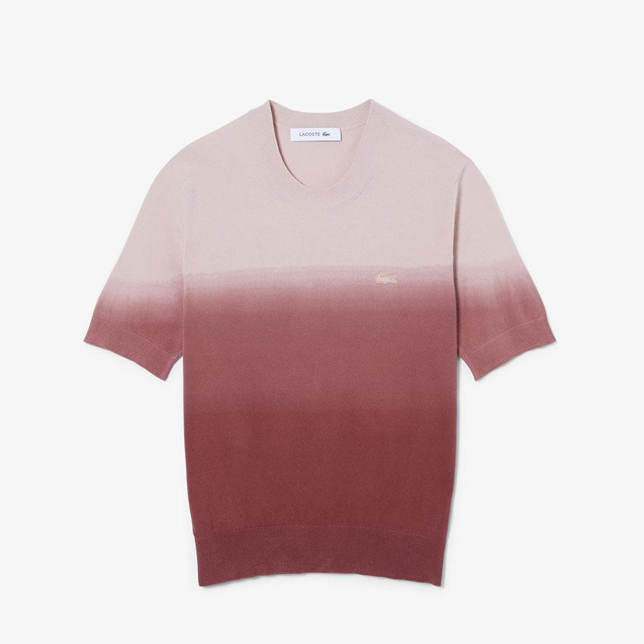 Lacoste Women's Gradient Short-Sleeve Sweater AF9281-55GGTI