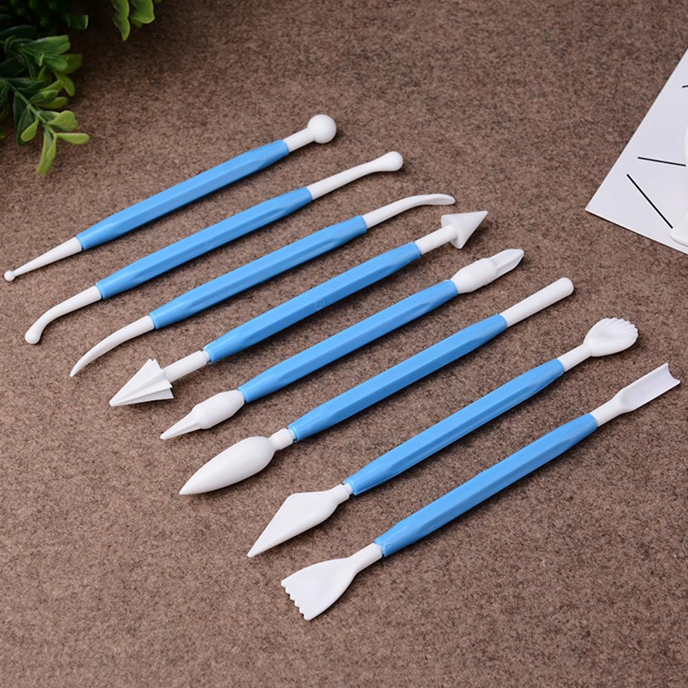 8pcs/set Soft Clay Plastic Carving Tool Safe Baking Suit