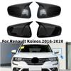 For Renault Koleos 2016 2017 2018   Car Rearview Side Mirror Cover Wing Cap Exterior Door Shell Trim ABS Accessories
