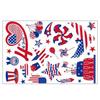 1/9 Sheets American Stickers Independence Day Decals for Wall Window Water Bottle Laptop Luggage Bike Bicycle Car Stickers