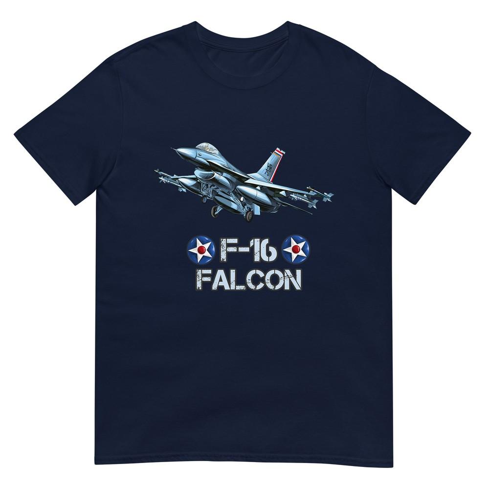American Military Airforce Aircraft Fighter F16 Falcon Jet TShirt S