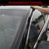 Universal 0.79" Car Front Rear Windscreen Roof Rubber Seal Strip Moulding Trim