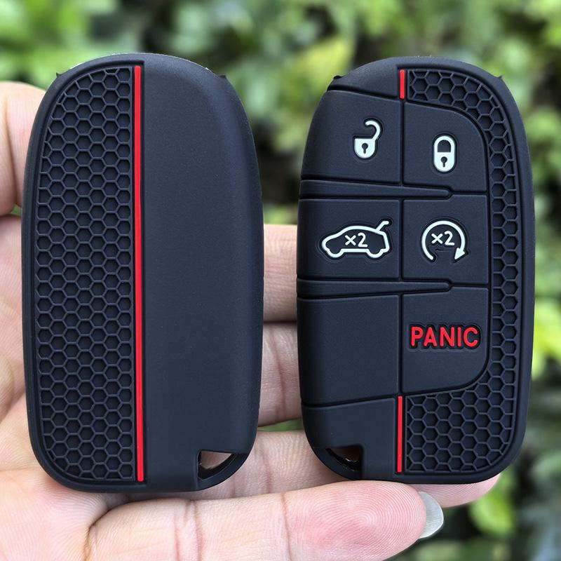 Silicone Car Key Case Cover For Jeep Grand Cherokee Wk2 Kl Wrangler Jk Renegade Commander Compass Keychain Accessories