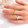 Women's Stainless Steel Open Cross Ring: Elegant Fashion Jewelry