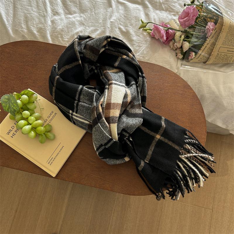 Классический клетчатый шарф — фото 4