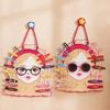 Felt Cartoon Girl Glasses Holder Kawaii Hairclip Storage Holder Hairpin Organizer Bedroom