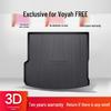 Lantu FREE Trunk Mat: Car Interior Accessory for TPE Rear Trunk Decoration