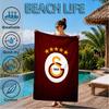 Galatasaray Football Club Emblem Beach Towel, Quick-drying, Easy to Care for, Suitable for Both Fitness and Beach Vacations,Sports Essential
