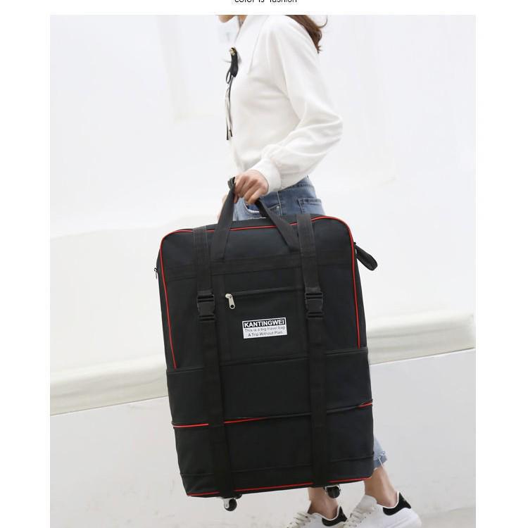 Wasserdichter Reisekoffer aus Oxford-Gewebe - Große Kapazität Aufgabegepäcktasche für Umzug ins Ausland