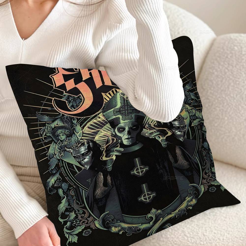Classic Ghost Band Pillow Cover For Bedroom Room And Living Room Sofa Decorative Cushion Cover