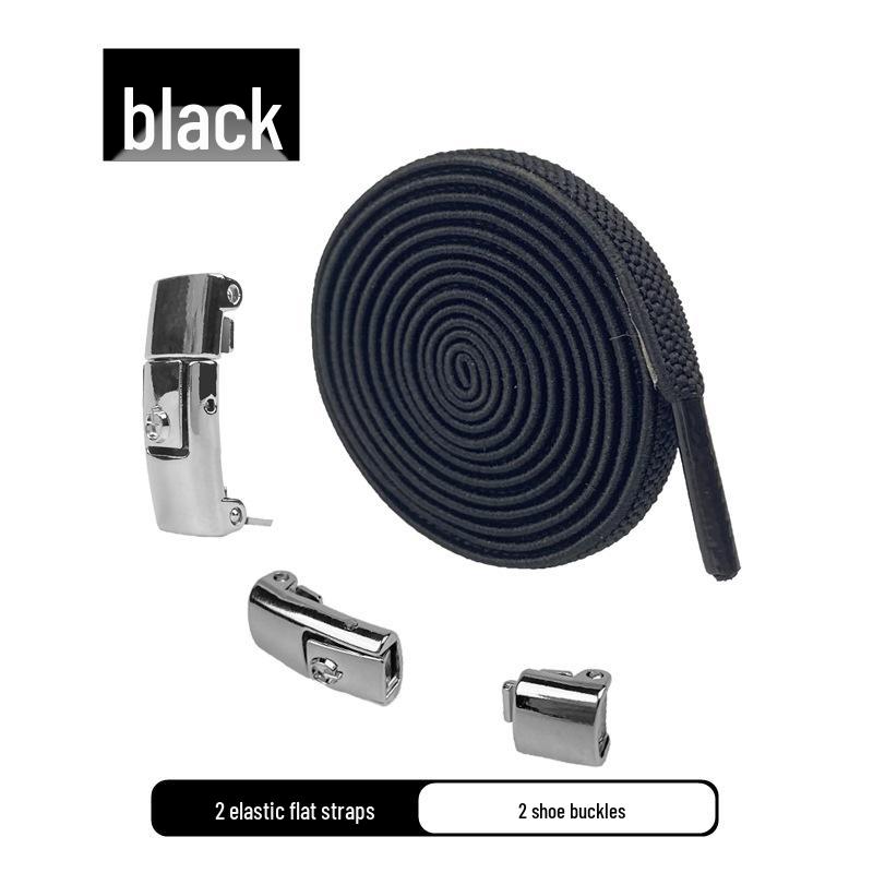 8mm Elastische Schnürsenkel-Schnalle ohne Binden für Herren und Kinder