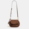 Small Bag, Women's Retro Flip Style Single Shoulder Armpit Bag, High-end Suede Crossbody Pig Bag