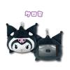 Hatayama Shoji Sanrio Face Reel Pass Sea H13 X 63203246 Case, Kuromi, Creatures, Approx. W15cm,