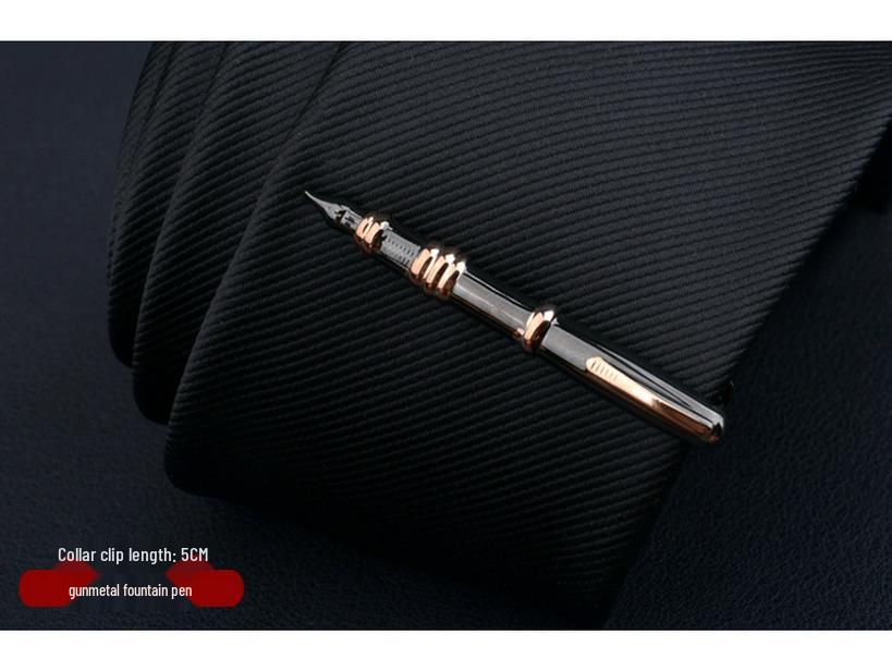 Męski srebrny klips do krawata: Elegancki dodatek biznesowy