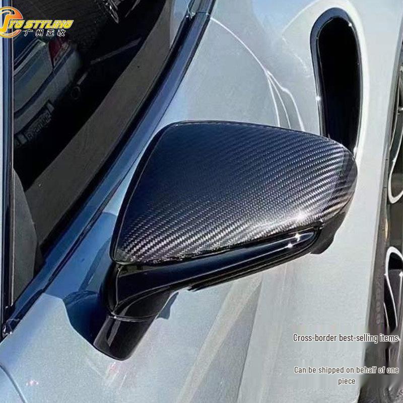 

Porsche 911 Taycan 992 Carbon Fiber Rearview Mirror Cover - Forged/3K Weave Texture Twill Weave (LHD)