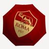 AS Roma, Badge Automatic Opening and Closing, 8 Rib Structure Portable Umbrella, Suitable for Men and Women In All Seasons  Perfect Gift for