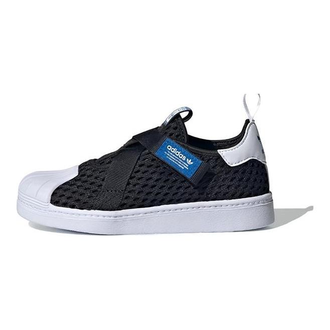 adidas Originals Sst 360 3.0 Breathable Low-Top Kids Skate Shoes Kids Sneakers Black White IE8194