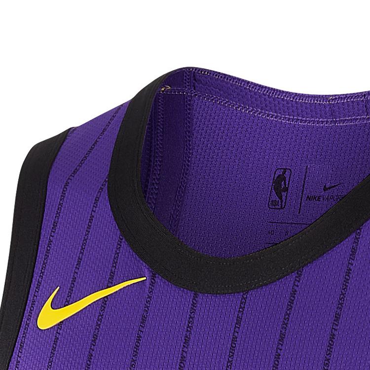 Nike NBA Los Angeles Lakers Jersey Number 8 Kobe Men Tops Purple AV3696-504