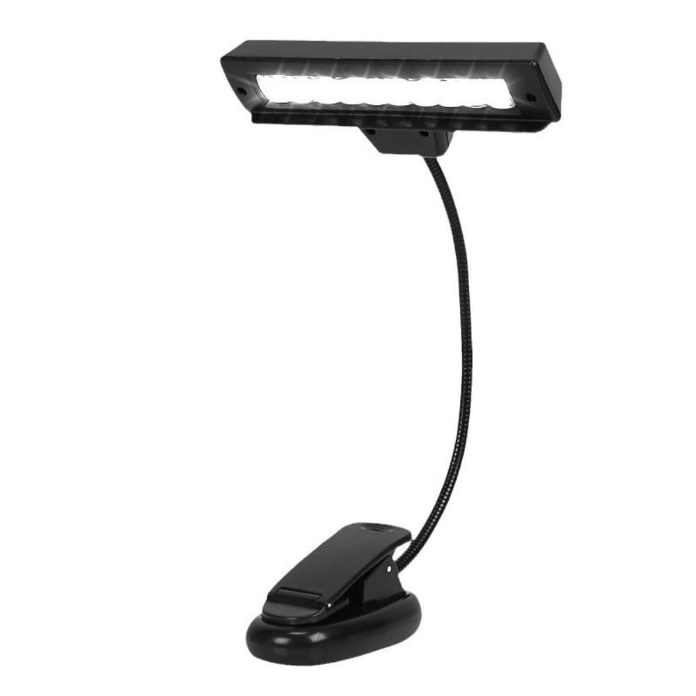 Black LED Clip Light USB Rechargeable Piano Lamp High Quality Bedroom Night Light Desktop