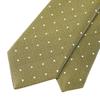 [WIC DESIGN  TUSSAH SILK (Tussah Silk) Polka Dot Tie]