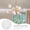 Globe Lampshade 80Mm Acrylic Wall Lamp Cover Post Light Shade Replacement Frosted Sphere Light Fixture Cover Warm Ambient