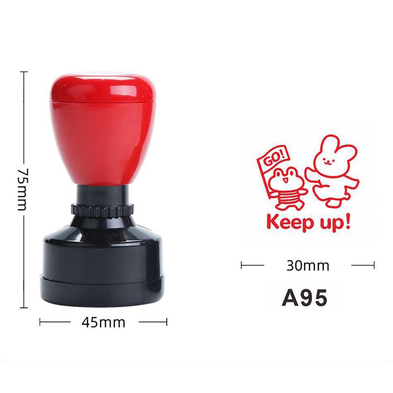 1pc Comments Encourage Stamp Scrapbook Seal Primary School Students DIY Stamps Various Styles School Teacher Supplies TMZ