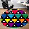 1pc Colorful Pattern Chair Carpet for Office, Non-slip, Soft and Durable Office Rug for Interior Decoration, Perfect for Office Yy260313032