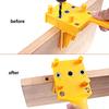 Hand-held Straight Hole Locator Guide for Woodworking Drilling, Tool for Furniture, Wood Tenon Binding